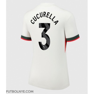 Camiseta Chelsea Marc Cucurella #3 Visitante Equipación para mujer 2025-26 manga corta Camiseta Chelsea Marc Cucurella #3 Visitante Equipación para mujer 2025-26 manga corta